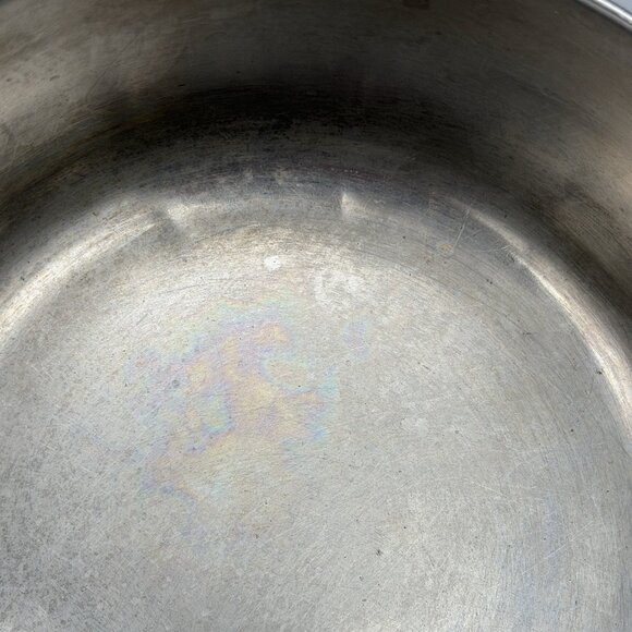 Vintage Revere Ware 1801 1 Qt. Sauce Pan Pot with Copper Bottom & Lid - Picture 12 of 14